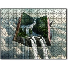 Cakapuzzle  Fantastik Kitap Içinde Doğa 120 Parça Puzzle Yapboz Mdf (Ahşap)