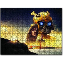 Caka Tablo Cakapuzzle  Bumblebee, Hailee Steinfeld ve John Cena 500 Parça Puzzle Yapboz Mdf (Ahşap)