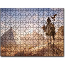 Caka Tablo Cakapuzzle  Assassins Creed Mısır Bayek 120 Parça Puzzle Yapboz Mdf (Ahşap)