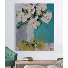 MonoStella Çiçekli Modern Kanvas Tablo