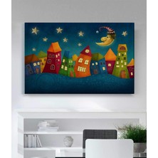 MonoStella Cartoon City Kanvas Tablo
