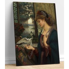 MonoStella Marie Spartali Stillman- Aşk Messenger Kanvas Tablo