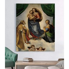 MonoStella Raphael Sistine Madonna Kanvas Tablo