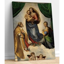 MonoStella Raphael Sistine Madonna Kanvas Tablo