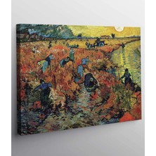 MonoStella Vincent Van Gogh Red Vineyards Kanvas Tablo