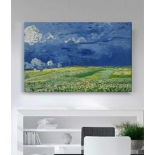 MonoStella Vincent Van Gogh-Altında Buğday Tarlası Kanvas Tablo