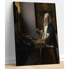 MonoStella Johannes Vermeer - Denğe Tutan Kadın Kanvas Tablo