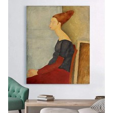 MonoStella Amadeo Modigliani Jeanne Hebute'nin Portresi Kanvas Tablo
