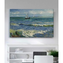 MonoStella Vincent Van Gogh Deniz Manzarası Kanvas Tablo