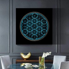 MonoStella Yaşam Çiçeği Sri Yantra Kanvas Tablo