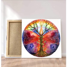 MonoStella Yaşam Çiçeği Sri Yantra Kanvas Tablo