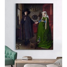 MonoStella Van Eyck Arnolfini Düğün Kanvas Tablo