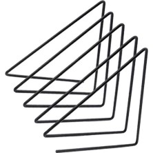 Go Dekor Modern Tasarım Metal Dergilik Kiti Iskandinav Üçgen 4 Gözlü Dergilik & Gazetelik