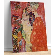 MonoStella Gustav Klimt Girl Friends Kanvas Tablo