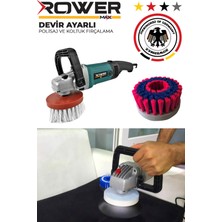 Rowermax RWRX-1200DU Alman Dizayn Devir Ayarlı  Polisaj Makinası 1200W Koltuk Fırçalama Makinası