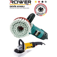 Rower RWRX-1200DU Alman Dizayn Devir Ayarlı  Polisaj Makinası 1200W Koltuk Fırçalama Makinası