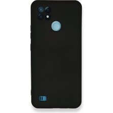 Bilişim Akademi Oppo Real Me C21 Kılıf Lansman Silikon Kapak Siyah