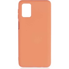 Samsung Galaxy A52 Kılıf Lansman Silikon Kapak Turuncu