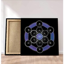 MonoStella Yaşam Çiçeği Sri Yantra Kanvas Tablo