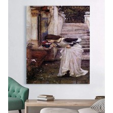 MonoStella John William Waterhouse - The Shrine Kanvas Tablo