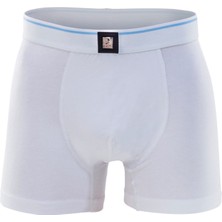 Redzone Erkek Beyaz Cotton Lycra Boxer Rdz 7100081