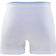 Redzone Erkek Beyaz Cotton Lycra Boxer Rdz 7100081