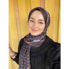 Vera Hijab Kadın Vr Logo Desen Twill Şal Desenli Shawl