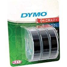 Dymo Junior / Omega Siyah 3'lü Yedek Şerit