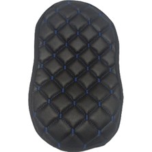 Tegin Maserati Quattroporte 2003-2012 Deri Mavi Dikişli Kol Dayama Örtüsü