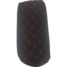 Tegin Volvo V70 2000-2007 Kumaş Kırmızı Desen Montajsız Cepli Kol Dayama