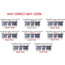 Duru Doruk Peugeot 58/55 55 mm Jant Göbeği  4l'ü Set