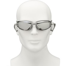 Yüzme Gözlük Uv Koruma Anti-Sis Kulaklıklar Yüzmek Goggles Gri (Yurt Dışından)