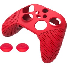 TYX-0626 Yumuşak Kaymaz Silikon Kontrol Kapağı Kapak Skins Başparmak Sapları Joystick Caps Koruyucu Kılıf Xbox Serisi S x Denetleyicisi Için - Kırmızı (Yurt Dışından)