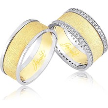 Harem Altın Taşlı Altın Alyans 2106