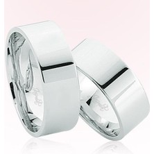 Harem Altın Beyaz Altın Alyans 5801