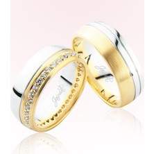 Harem Altın Tek Sıra Taş Altın Alyans 3301