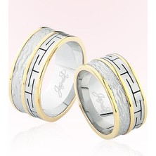 Harem Altın Labirent Desen Altın Alyans 3102