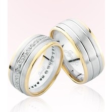 Harem Altın Taşlı Altın Alyans 3901