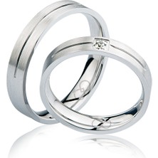 Harem Altın Beyaz Altın Alyans 2402-1