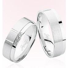 Harem Altın Beyaz Altın Alyans 5301