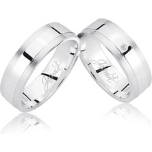 Harem Altın Beyaz Altın Alyans 3405-2