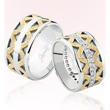 Harem Altın Zikzak Model Altın Alyans 1605