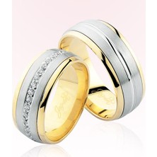 Harem Altın Taşlı Altın Alyans 3406