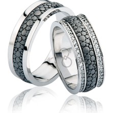 Harem Altın Taşlı Altın Alyans 0901