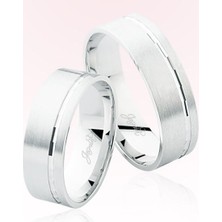 Harem Altın Beyaz Altın Alyans 7905