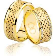 Harem Altın Örgü Model Altın Alyans 0401