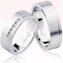 Harem Altın Beyaz Altın Alyans 1602-4