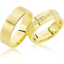 Harem Altın Sarı Altın Alyans 0604-3