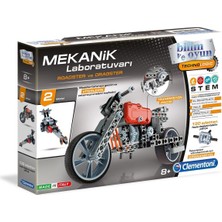 Clementoni 64298 Mekanik Laboratuvarı - Uzun Yol Bisikleti - Yarış Arabası / +8 Yaş