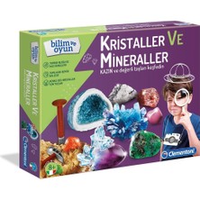 Clementoni 64964 Bilim ve Oyun - Mineraller ve Kristaller / +8 Yaş